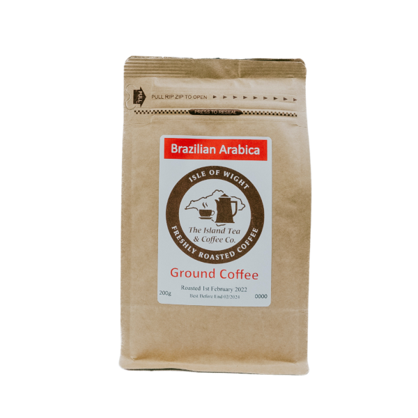 Freshly Roasted Brazilian Ground Coffee 200g The Island Tea
