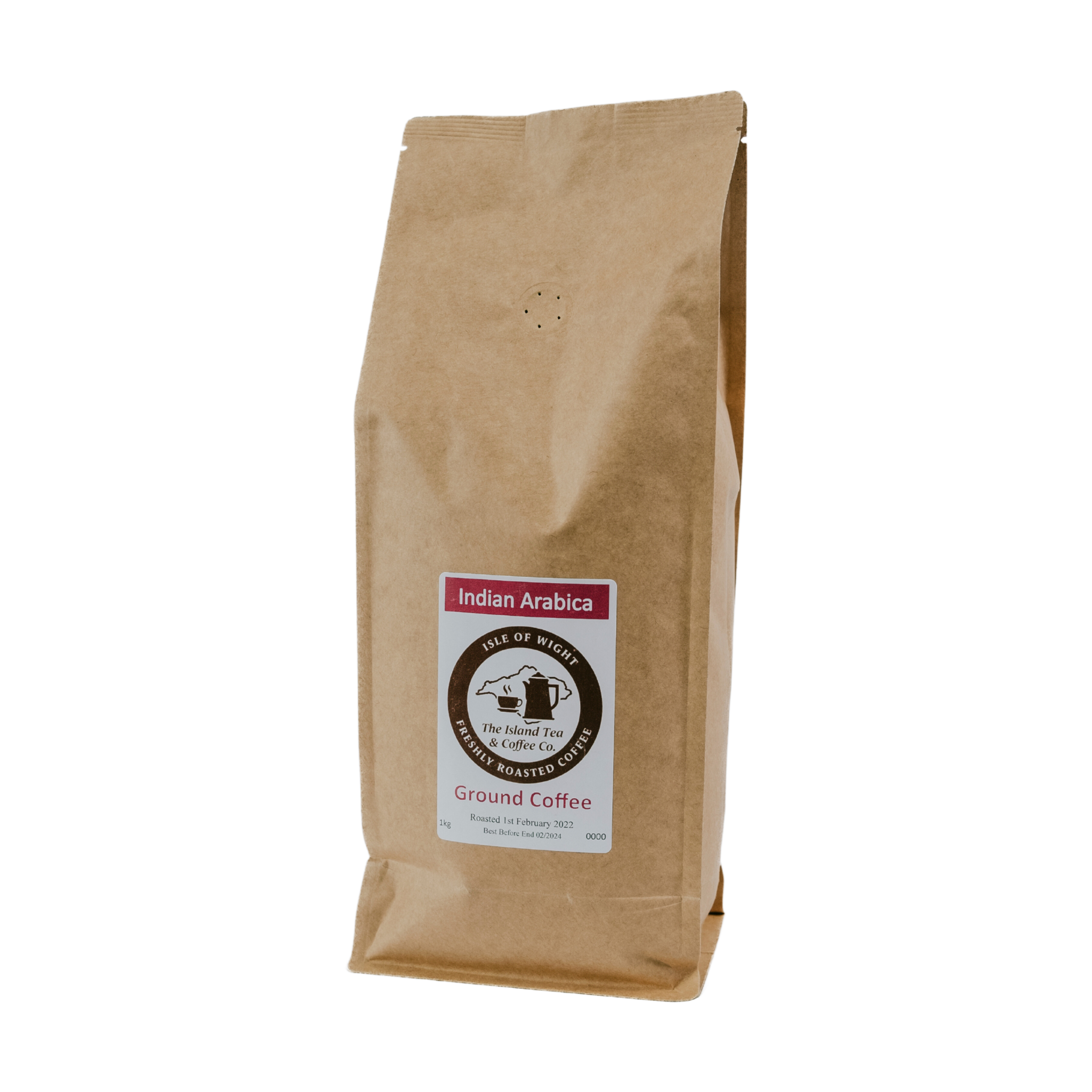 Freshly Roasted Indian Ground Coffee 1kg The Island Tea & Coffee Co.